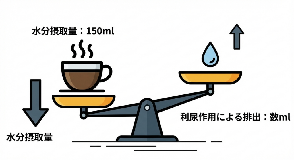 天秤（バランススケール）を使った比較イラスト