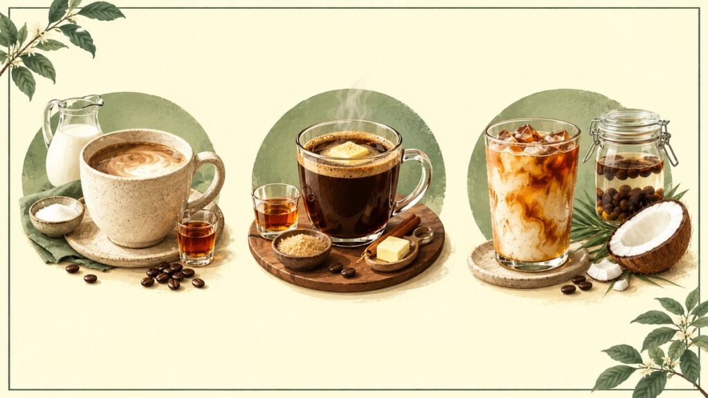 	コーヒーラム酒のおすすめレシピ3選。ラム酒入りカフェオレ、コーヒーグロッグ、ココナッツウォーター割り